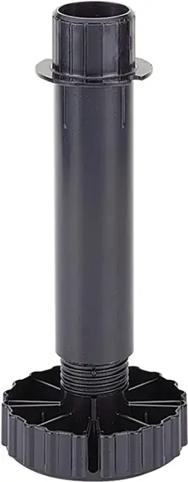 Sockelverstellfuß Korrekt Ku.schwarz 100mm Bereich -6/+30mm HETTICH VE: 10 Stück Angebot
