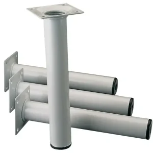 Saisonangebot Möbelfuß weiß 30mm H.300mm Platte ALFER ALUMINIUM VE: 4 Stück