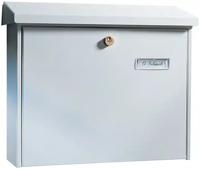 Ausverkauf Briefkasten Ams.867 W H.320mm B.377mm T.115mm weiß STA DIN C4 BURG-WÄCHTER