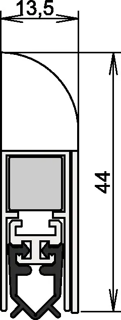 Finale Aktion Türdichtung Wind-Ex 1-311 1-s.L.735mm HLT ATHMER