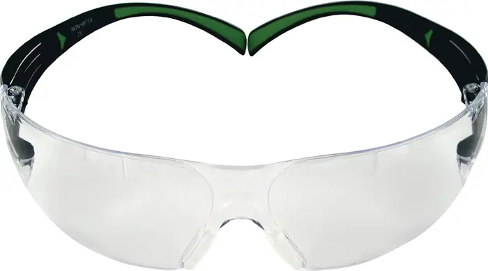 Schutzbrille SecureFit™ 400 EN166,EN170,EN172 Bügel schwarz grün,Scheibe klar Sichere Zahlung