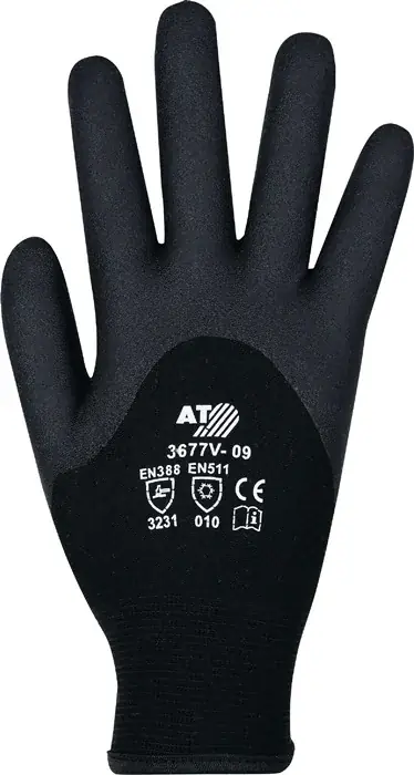 Kälteschutzhandschuhe Gr.11 schwarz EN 388,EN 511 PSA II VE: 6 Paare Versand Am Gleichen Tag