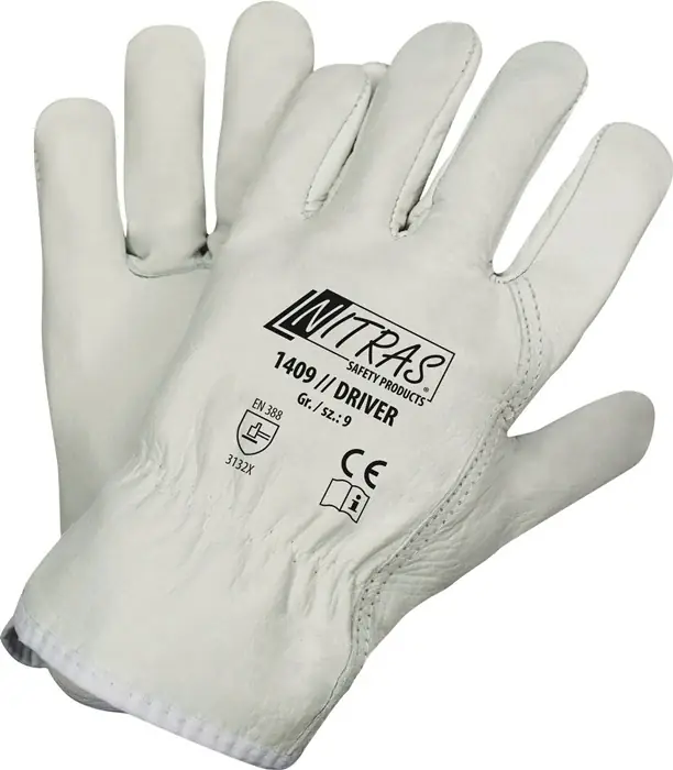 Günstig Handschuhe Driver Gr.10 grau EN 388,EN 407 PSA II NITRAS SAFETY VE: 12 Paare