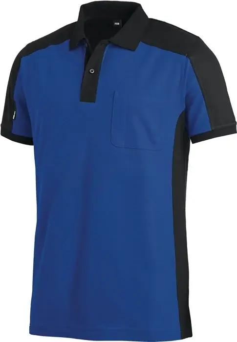 Beliebt Poloshirt KONRAD Gr.L royal/schwarz FHB