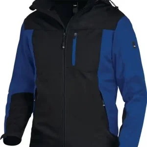 Ausverkauf Softshelljacke JANNIK Gr.M royal/schwarz