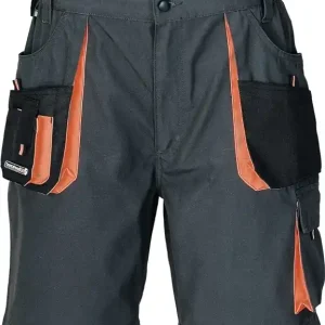 Schneller Versand Herrenshorts Gr.50 dunkelgrau/schwarz/orange TERRATREND