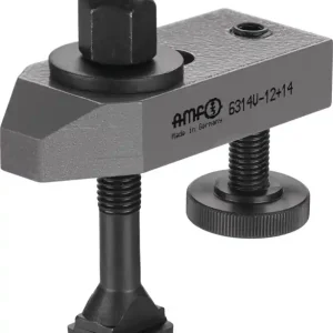 Preisreduziert Spanneisen Nr.6314V f.T-Nut 22mm Spann-H.19-105mm Spannschraube M20x22x200mm AMF