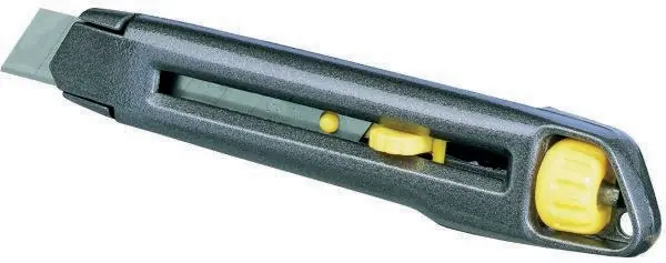 Ausverkauf Cuttermesser Interlock Klingen-B.18mm L.165mm Metall-Korpus lose STANLEY