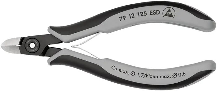 Präzisions-Elektronik-Seitenschneider L.125mm Facette ja,sehr kl.pol. Echt