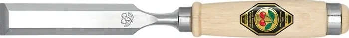 Bestpreis Stechbeitel Schneiden-B.40mm m.2 Stahlzw.Weißbuchenh.Ulmer Form KIRSCHEN
