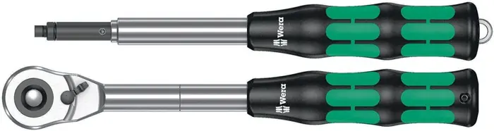 Hebelumsch.kn.8006 Zyklop Hybrid Set 1/2 Zoll 72 Z.Umschalth.WERA Echt