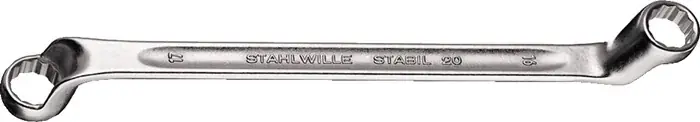Doppelringschlüssel 20 18x21mm 300mm tief gekr.STAHLWILLE Begrenztes Angebot