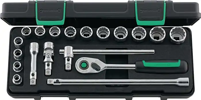 Steckschlüsselsatz 45/14/5i QR 19-tlg.3/8 Zoll SW 8-22mm Z.80 12KT STAHLWILLE Sonderaktion