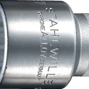 Abverkauf Steckschlüsseleinsatz 50 1/2 Zoll 12-kant SW 23mm L.42mm STAHLWILLE