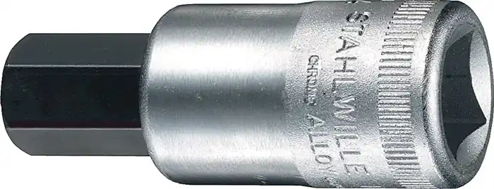 Markenprodukt Steckschlüsseleinsatz 54 1/2 Zoll Innen-6-kant SW 10mm L.60mm STAHLWILLE