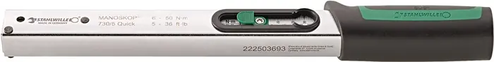 Neue Ware Drehmomentschlüssel 730/5 Quick 6-50 Nm 9x12mm STAHLWILLE