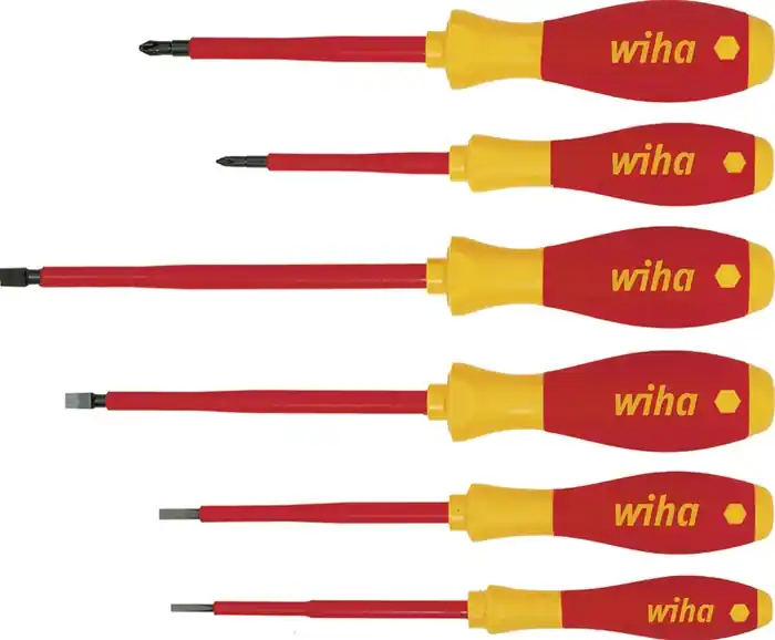 Schraubendrehersatz 320N ZK6 SO 6-tlg.Schlitz/PZD VDE WIHA Sofort Bestellen