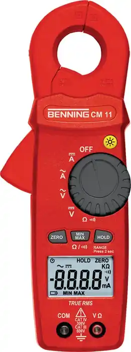 Stromzangenmultimeter CM 11 0,1 mA-20 A AC,0,1 mA-10 A DC CAT IV 300 V BENNING Garantierte Lieferung