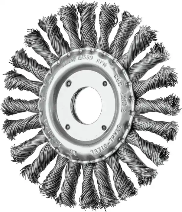 Rundbürste RBG 12512/22,2 CT ST 0,50 D.125mm Drahtstärke 0,5mm STA 12mm Versand Am Gleichen Tag