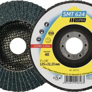 Markenware Fächerscheibe SMT 624 Supra D.125mm K.120 12Grad kon.INOX ZK VE: 10 Stück