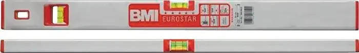 Wasserwaage EUROSTAR 690 E 200cm Alu.silber ± 0,5mm/m BMI Beliebt