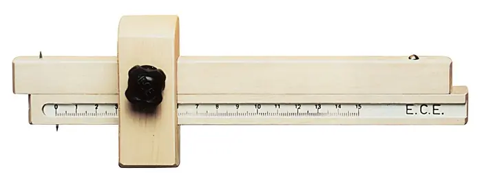 Streichmaß L.150mm Weißbuche ECE Schneller Versand