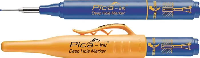 Tieflochmarker Pica-Ink blau m.Teleskopspitze PICA Top-Preis