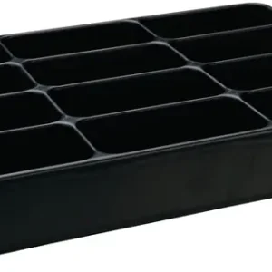 Top-Seller Eins.LOGS 133 H48xB338xT238mm Ku.schwarz 12-fach LOGS VE: 6 Stück