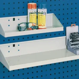 Bestseller Ablageboden B450xT170xH105/30mm lichtgrau f.Lochplatten BOTT
