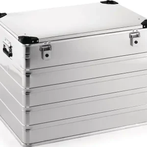 Markenprodukt Aluminiumbox L782xB585xH620mm 240l m.Klappverschluss u.Stapelecken