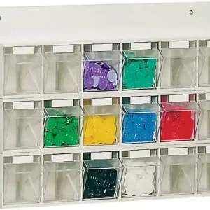 Bestseller Klarsichtmagazin H410xB600xT108mm 18 x B Ku.weiß LOCKWEILER