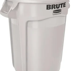 Beliebt Mehrzwecktonne weiß 121l PE Außen-Ø560xH692mm RUBBERMAID