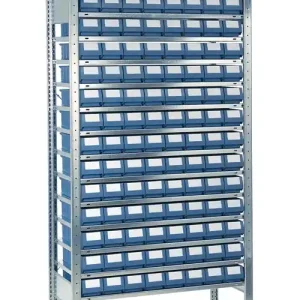 Mega-Angebot Steckregal H2000xB1000xT500mm Anbauregal 14 Stahlböden 112 x 7