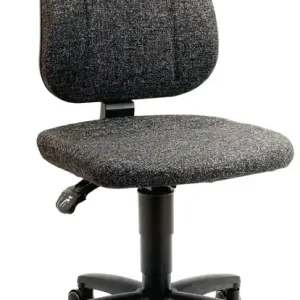 Arbeitsdrehstuhl Unitec Rollen Stoffpolster grau 440-620mm BIMOS Neu Im Sortiment