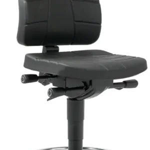 Arbeitsdrehstuhl All-In-One Highline Bodengleiter+Fußring Integralschaum schwarz Jetzt Bestellen