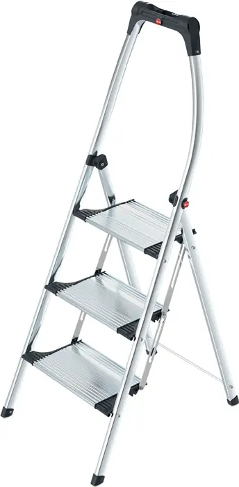 Klapptritt K100 Stufen 3 Plattform-H.730mm Alu.m.Anti-Rutsch-Riffelung HAILO Schnäppchen