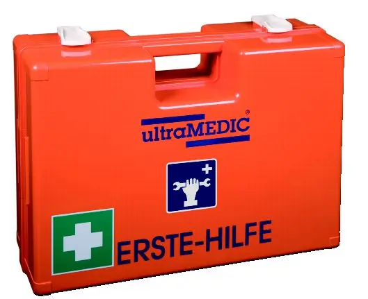 Erste-Hilfe-Koffer ultraBOX "WERKSTÄTTEN", mit Spezialfüllung, orange Nur Für Kurze Zeit