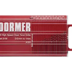 Spiralbohrersatz A191 DIN 338 TypN D.0,3-1,0x0,5mm HSS 20tlg.Runddose DORMER Letzte Chance