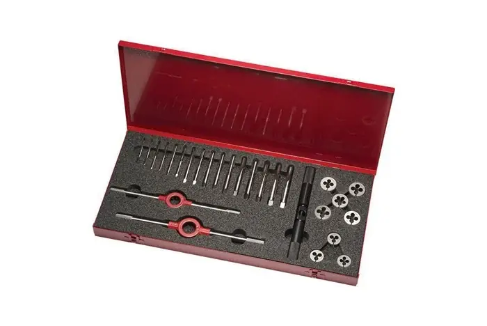 Rabatt Gewindeschneidzeugsatz HS-8M M2-M6 17tlg.HSS Metallkass.DORMER