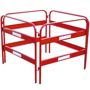 Schachtschutzgitter rot Sonderaktion