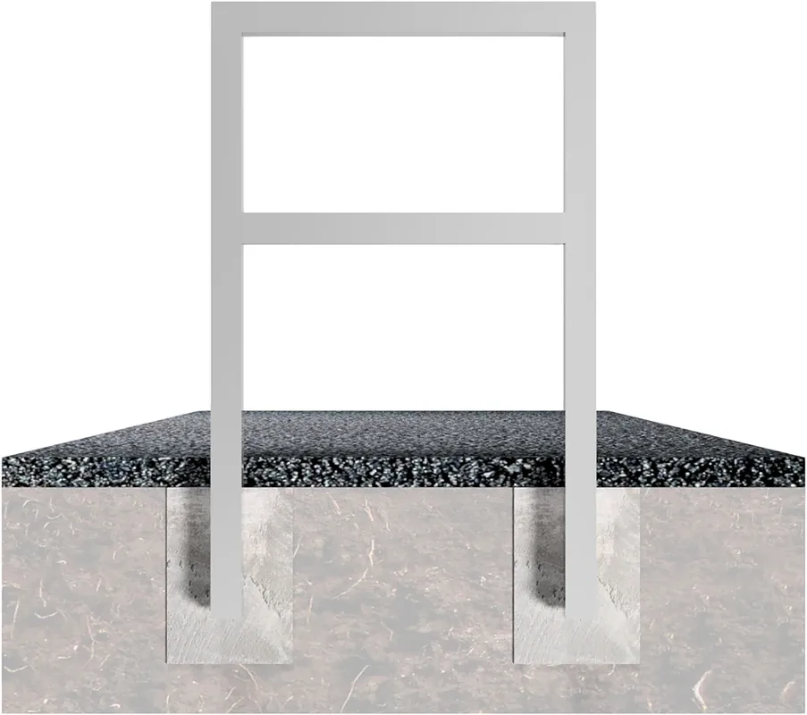 Neuheit Fahrradanlehnbügel 60 x 60 mm mit Querholm