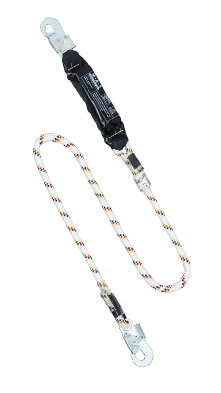 MAS Bandfalldämpfer-Verbindungsmittel BFD 6 mit Kernmantelseil 16 mm mit versch. Haken Jetzt Kaufen