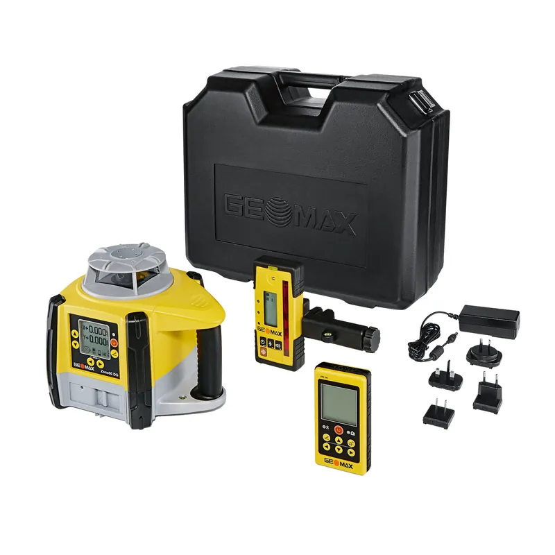GEOMAX Neigungslaser digital Zone60 mit Empfänger im Transportkoffer Schneller Versand