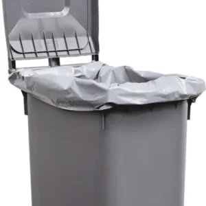 Top-Seller Kunststoffsack 240l LD-PE grau 100 µm B650/550xL1350mm 50St./Karton