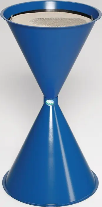 Preisreduziert Standascher D400xH730mm enzianblau Stahlbl.VAR