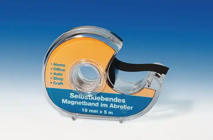Schneller Versand Magnetklebeband Band-B.19mm Bandlänge 5m im Spender MAGNETOPLAN