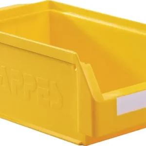 Wochenendangebot Sichtlagerkasten L350xB200xH150mm PE gelb RASTERPLAN