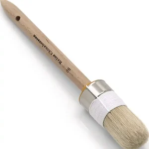 Ringpinsel Gr.12 Borsten-L.90mm 20mm helle Chinaborste roh.Holzstiel NÖLLE VE: 6 Stück Versand Am Gleichen Tag