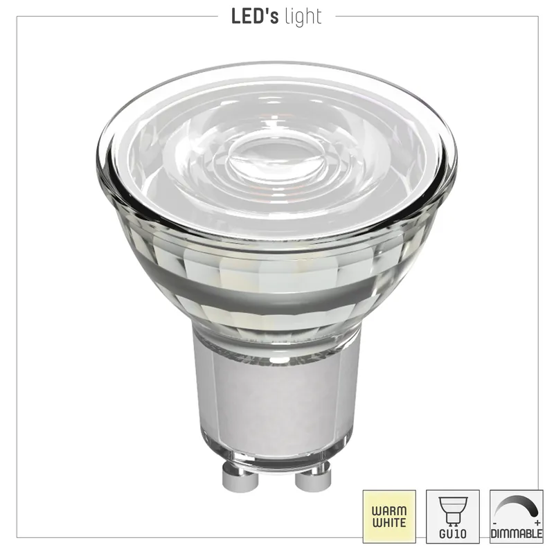 Expressversand Led SMD Leuchtmittel - Spot MR16 GU10 5,7W 610lm 2700K Klar 36° - dimmbar