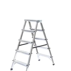 MUNK Haushaltsleiter beidseitig begehbar 2x5 Stufen Heißes Angebot